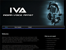 Tablet Screenshot of indianvoiceartist.co.in